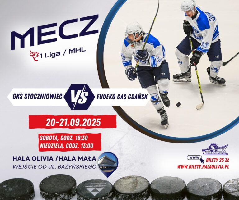 Inauguracja sezonu I ligi hokeja na lodzie – GKS Stoczniowiec vs Fudeko GAS 