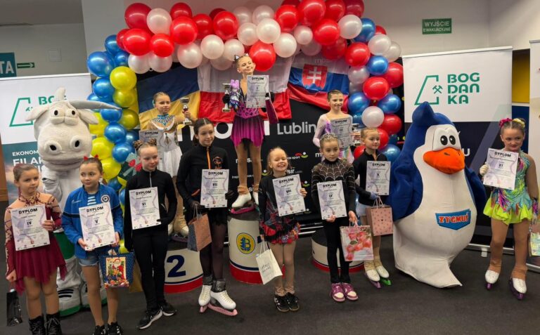 Łyżwiarki figurowe Stoczniowca z sukcesami w Lublinie