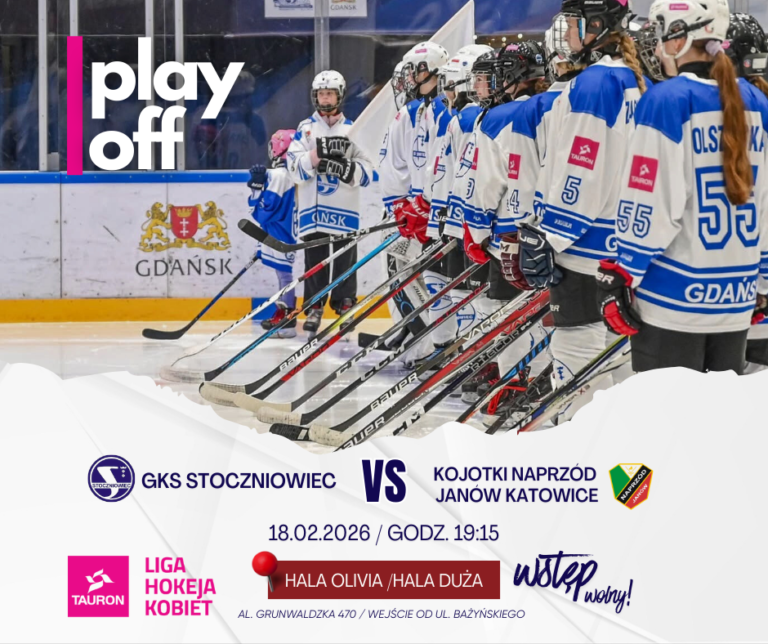 GKS Stoczniowiec vs Kojotki Naprzód Janów Mecz PLAY OFF TLHK